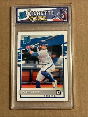 🇨🇦NOW $15 🍀 Bo Bichette 2020 Donruss Toronto Blue Jays Rookie RC Baseball Card